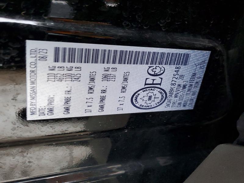 Продажа на аукционе авто 2023 Nissan Rogue, vin: 5N1AT3AB9PC872548, номер лота: 79001185
