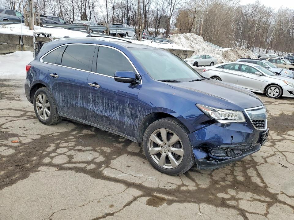 2014 Acura Mdx Advanc მანქანა იყიდება აუქციონზე, vin: 5FRYD4H89EB009229, აუქციონის ნომერი: 75939515