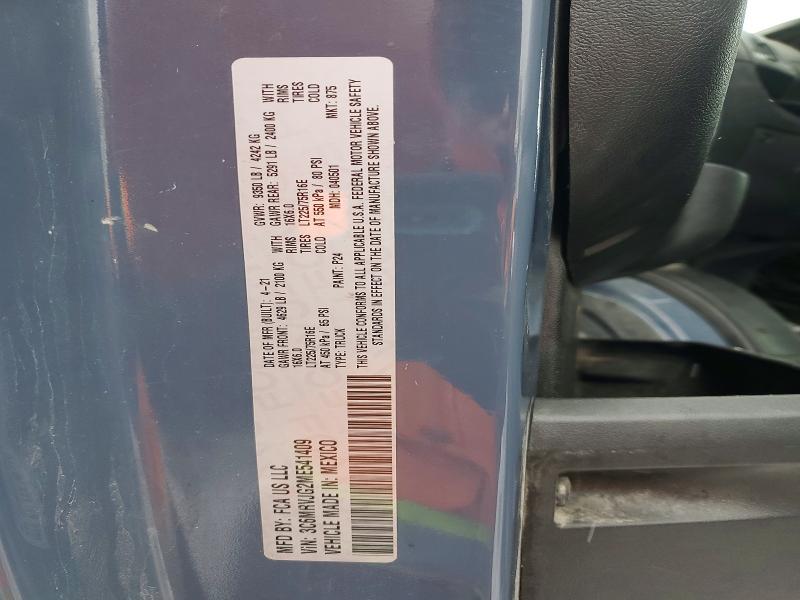 Продаж на аукціоні авто 2021 Ram Promaster 3500, vin: 3C6MRVJG2ME541409, номер лоту: 74616635