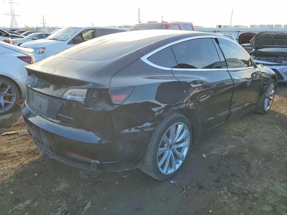 2018 Tesla Model 3 მანქანა იყიდება აუქციონზე, vin: 5YJ3E1EB9JF090475, აუქციონის ნომერი: 78705225