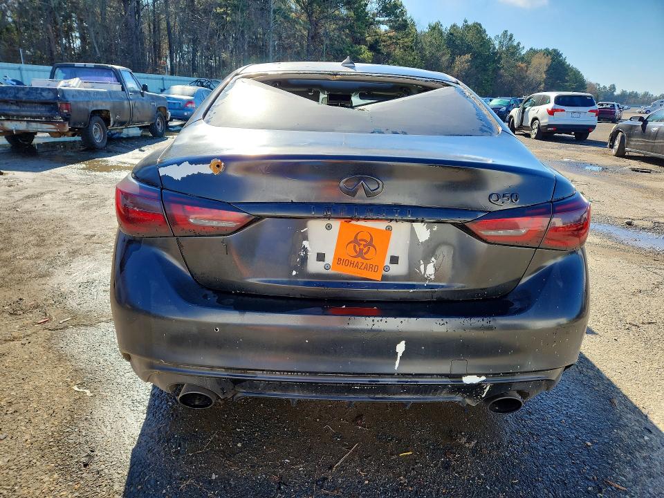 2018 Infiniti Q50 მანქანა იყიდება აუქციონზე, vin: JN1EV7AP6JM351813, აუქციონის ნომერი: 74271765