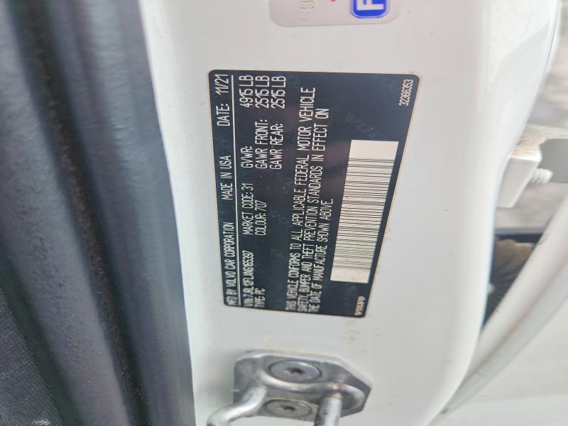 Aukcja sprzedaży 2022 Volvo S60 B5 Ins, vin: 7JRL12FLXNG165397, numer aukcji: 76287685