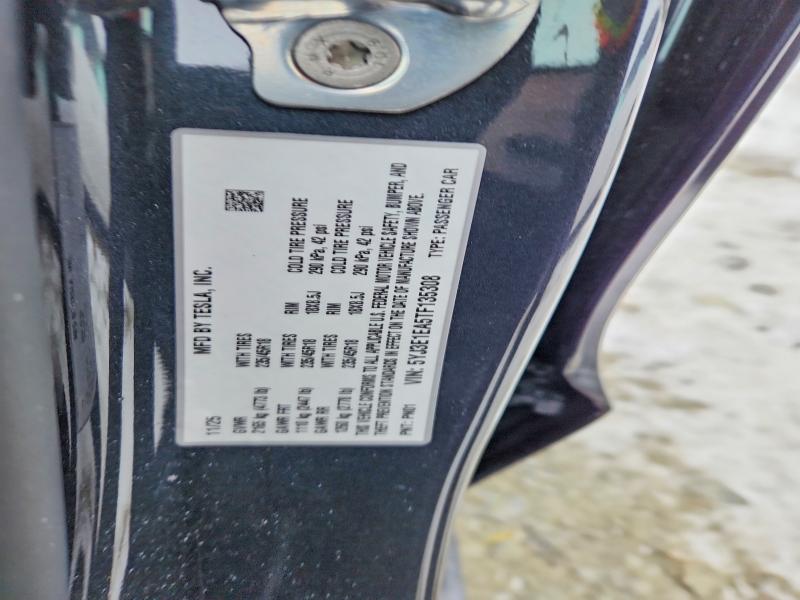 2026 Tesla Model 3 მანქანა იყიდება აუქციონზე, vin: 5YJ3E1EA5TF135308, აუქციონის ნომერი: 75250565