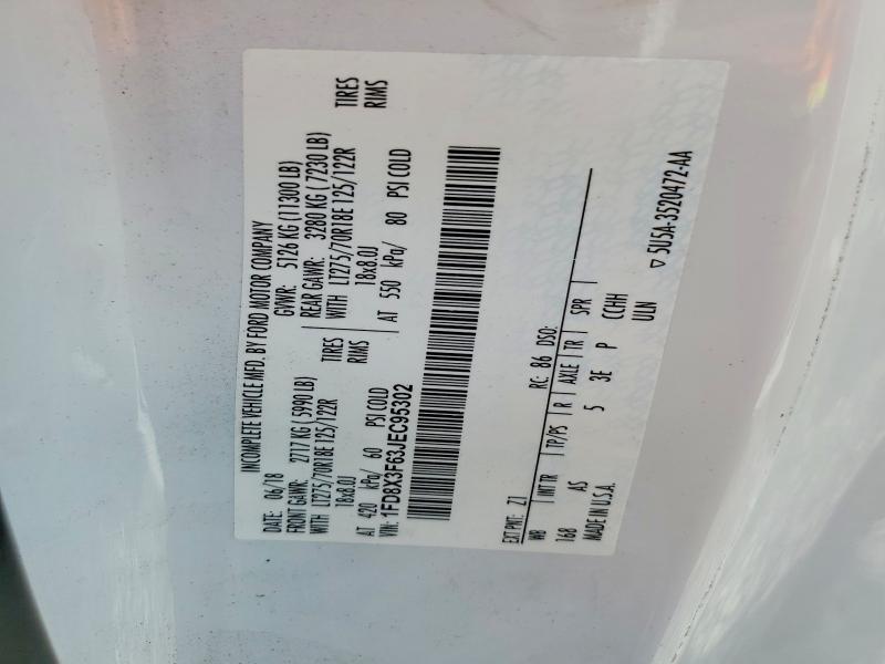 Продажа на аукционе авто 2018 Ford F350, vin: 1FD8X3F63JEC95302, номер лота: 78033965