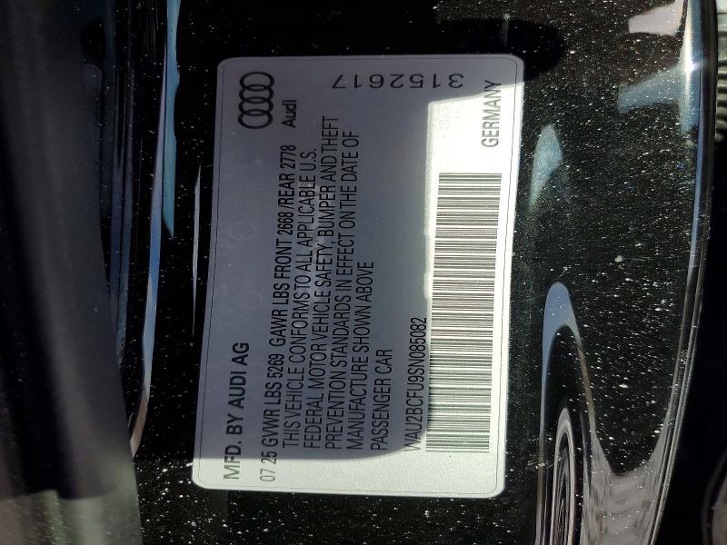 Продаж на аукціоні авто 2025 Audi A5, vin: WAU2BCFU9SN085082, номер лоту: 77659915