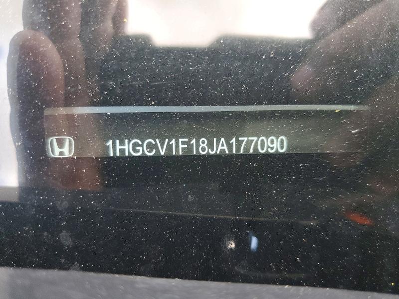Aukcja sprzedaży 2018 Honda Accord, vin: 1HGCV1F18JA177090, numer aukcji: 77972195
