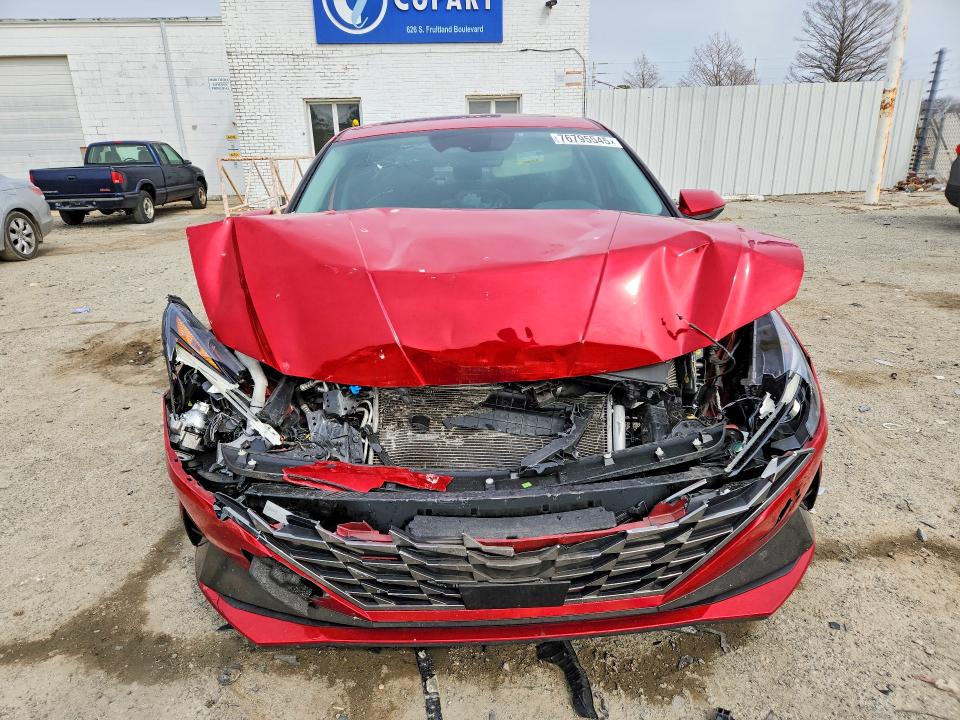 76795545 :رقم المزاد ، 5NPLN4AG2MH040820 vin ، 2021 Hyundai Elantra مزاد بيع