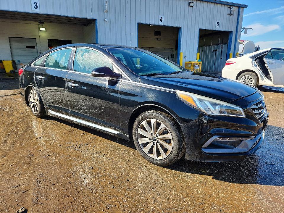 78797595 :رقم المزاد ، 5NPE34AF8FH043522 vin ، 2015 Hyundai Sonata مزاد بيع