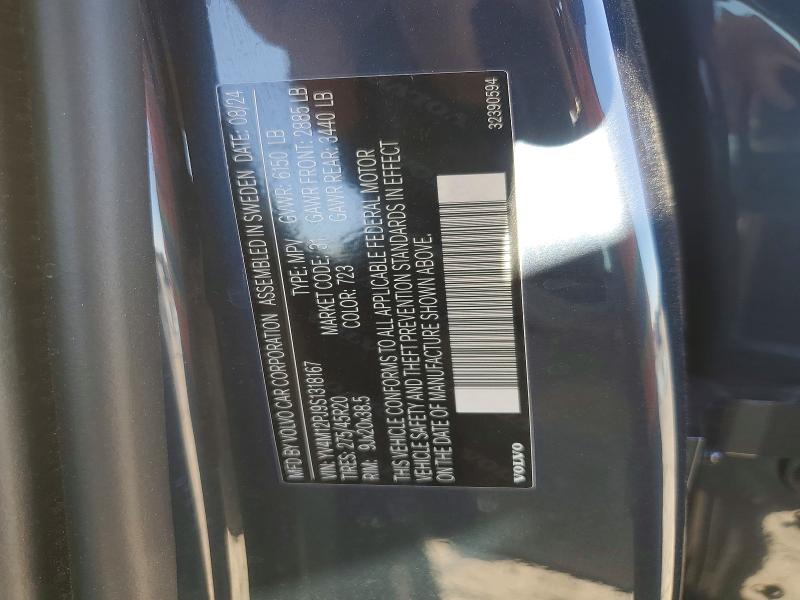 Продажа на аукционе авто 2025 Volvo Xc90, vin: YV4M12PJ9S1318167, номер лота: 79348545