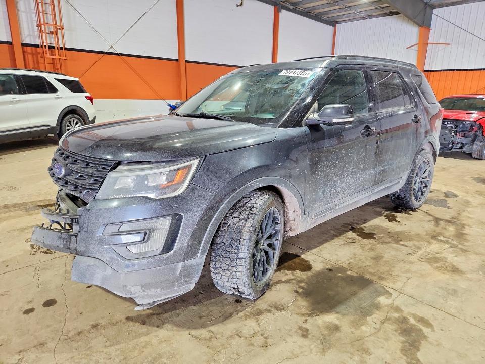 79107985 :رقم المزاد ، 1FM5K8GT3HGA18487 vin ، 2017 Ford Explorer مزاد بيع