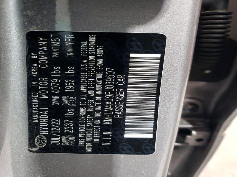 76149895 :رقم المزاد ، KMHLM4AJ9PU039507 vin ، 2023 Hyundai Elantra مزاد بيع
