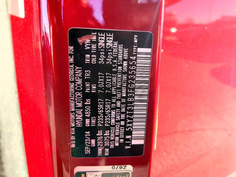 Продаж на аукціоні авто 2015 Hyundai Santa Fe Sport, vin: 5XYZT3LB3FG235654, номер лоту: 77794635