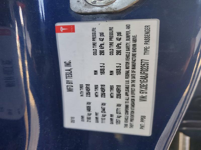 Aukcja sprzedaży 2018 Tesla Model 3, vin: 5YJ3E1EA8JF022577, numer aukcji: 76939915