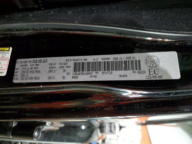 Aukcja sprzedaży 2017 Jeep Wrangler Unlimited, vin: 1C4BJWEG0HL660547, numer aukcji: 78057475