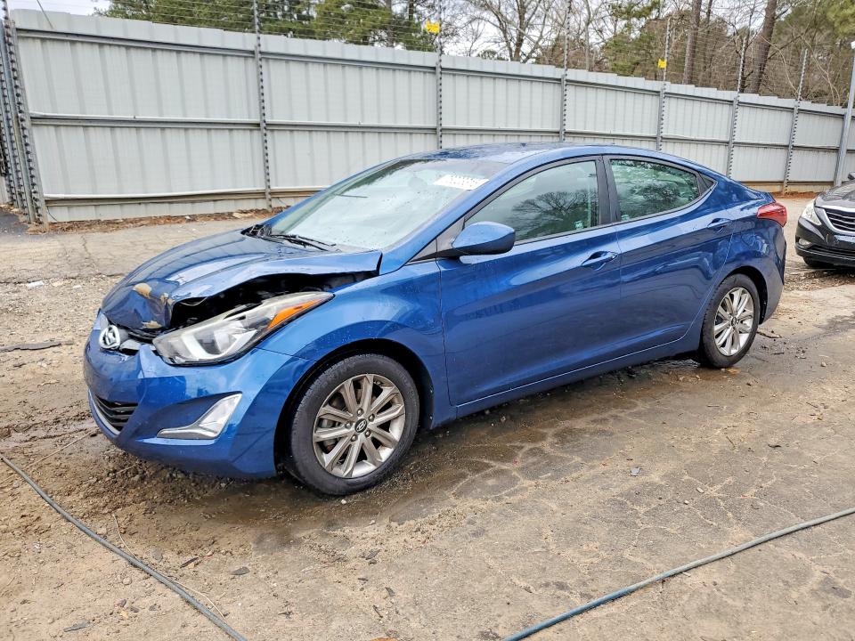 2015 Hyundai Elantra მანქანა იყიდება აუქციონზე, vin: KMHDH4AE8FU225582, აუქციონის ნომერი: 78023315