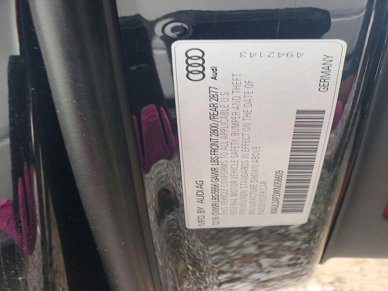 79295065 :رقم المزاد ، WAUL2AF2XKN058609 vin ، 2019 Audi A6 مزاد بيع