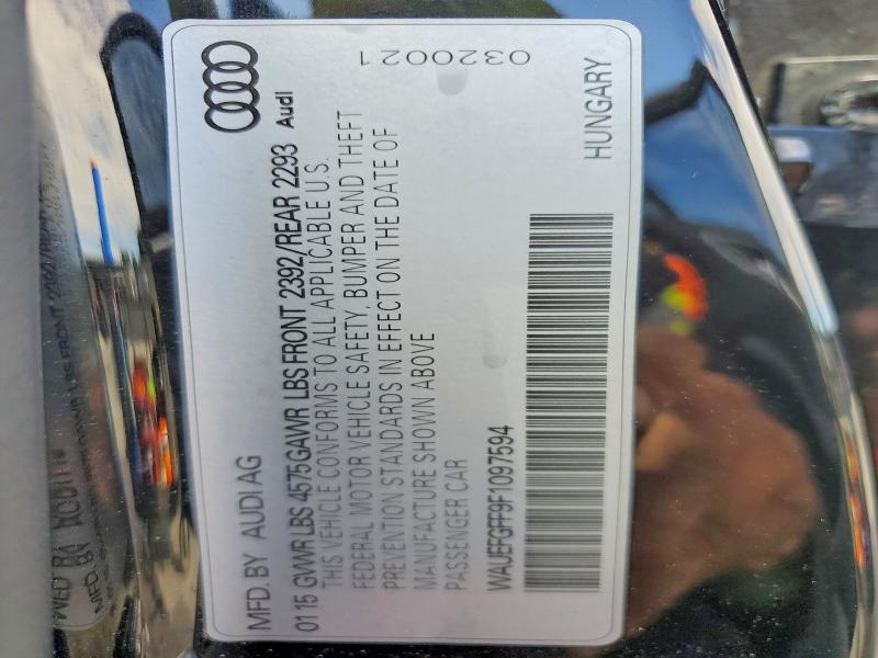 78993085 :رقم المزاد ، WAUEFGFF9F1097594 vin ، 2015 Audi A3 مزاد بيع