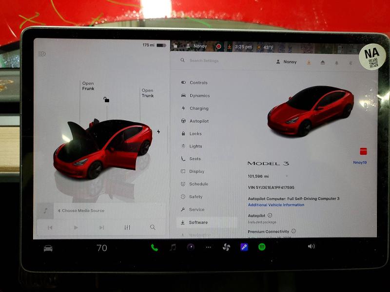 2023 Tesla Model 3 მანქანა იყიდება აუქციონზე, vin: 5YJ3E1EA1PF417595, აუქციონის ნომერი: 77366415