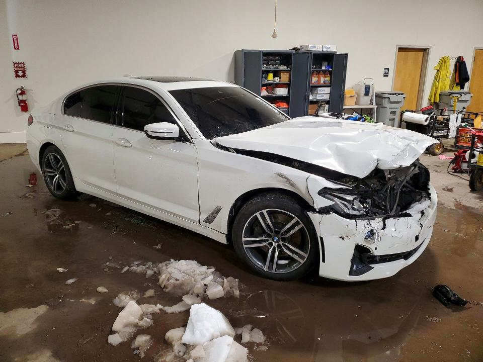 2022 Bmw 530 მანქანა იყიდება აუქციონზე, vin: WBA13BJ09NCK93826, აუქციონის ნომერი: 75038585