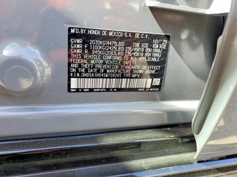 Aukcja sprzedaży 2025 Acura Adx, vin: 3HDSA1H54SM709265, numer aukcji: 76982965