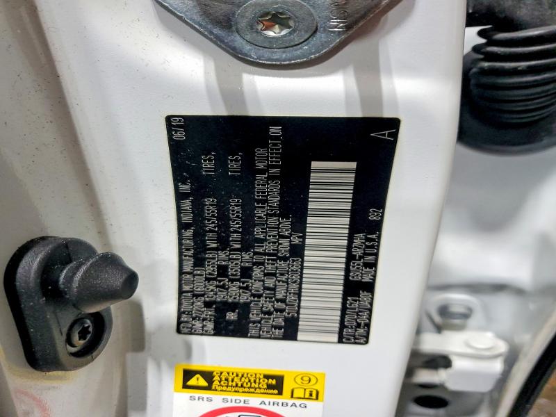 Продаж на аукціоні авто 2019 Toyota Highlander, vin: 5TDJZRFHXKS603663, номер лоту: 77214205
