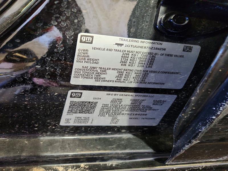 Aukcja sprzedaży 2025 Gmc Sierra, vin: 1GTUUHE87SZ184256, numer aukcji: 79116865