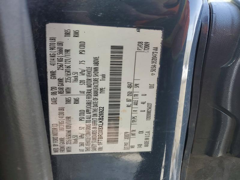 Продажа на аукционе авто 2020 Ford Transit, vin: 1FTBR3X8XLKB26922, номер лота: 41674636