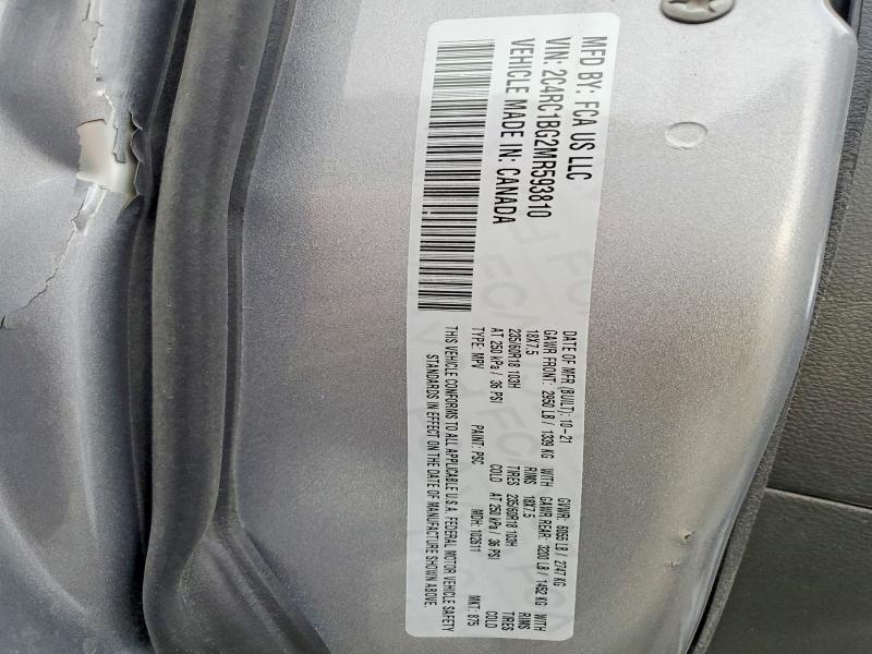 Продажа на аукционе авто 2021 Chrysler Pacifica, vin: 2C4RC1BG2MR593810, номер лота: 77908705