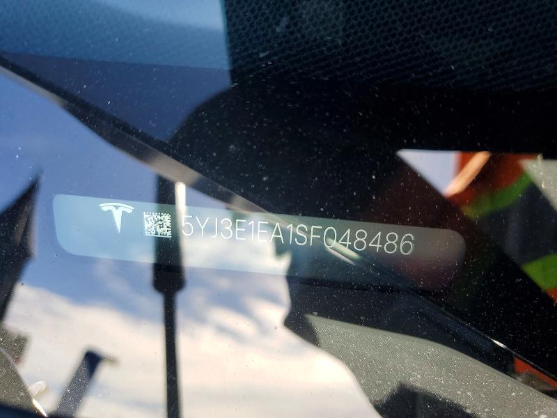 2025 Tesla Model 3 მანქანა იყიდება აუქციონზე, vin: 5YJ3E1EA1SF048486, აუქციონის ნომერი: 77776095