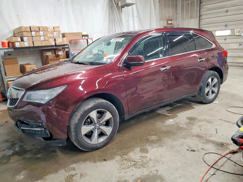 Auction sale of the 2014 Acura Mdx, vin: 5FRYD4H21EB046707, lot number: 78550205