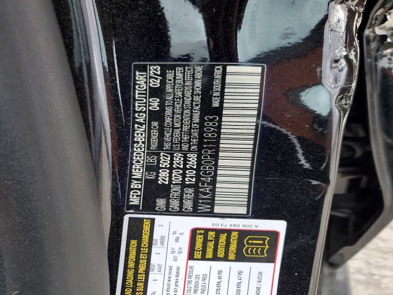 Продаж на аукціоні авто 2023 Mercedes-benz C, vin: W1KAF4GB0PR118983, номер лоту: 77152055