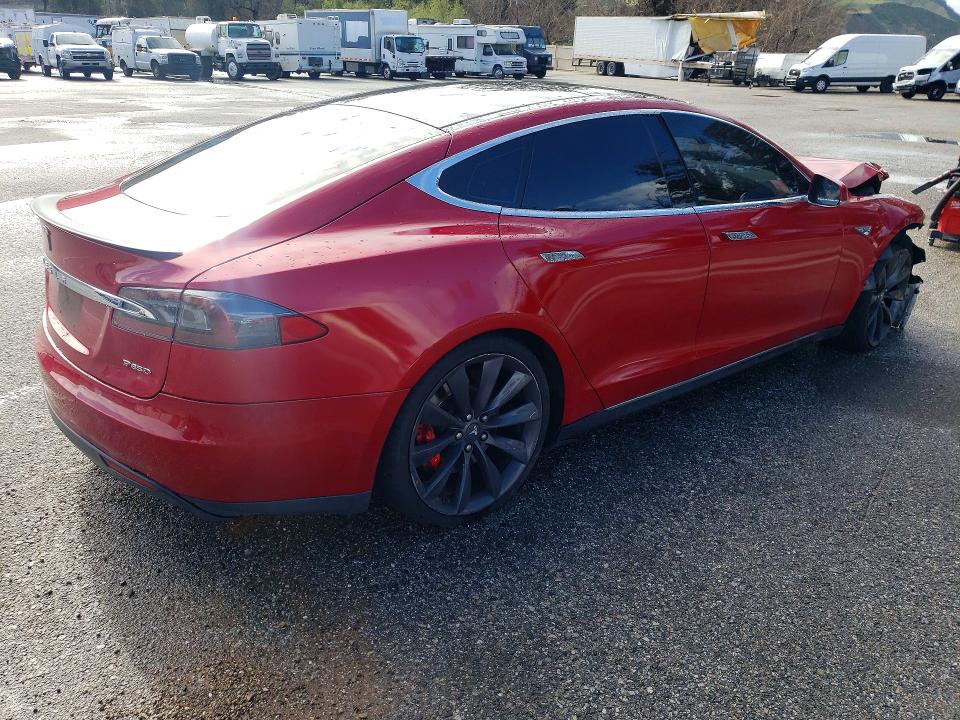 2015 Tesla Model S მანქანა იყიდება აუქციონზე, vin: 5YJSA1H27FFP70191, აუქციონის ნომერი: 77311725