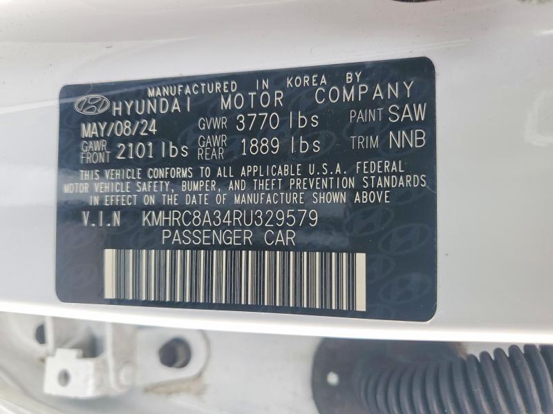 Продажа на аукционе авто 2024 Hyundai Venue, vin: KMHRC8A34RU329579, номер лота: 77158065