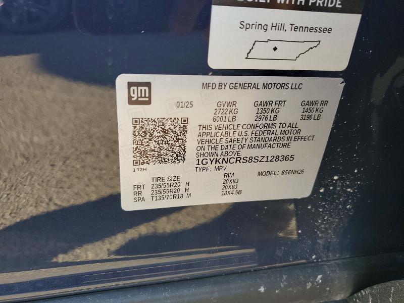 Aukcja sprzedaży 2025 Cadillac Xt5, vin: 1GYKNCRS8SZ128365, numer aukcji: 78467605