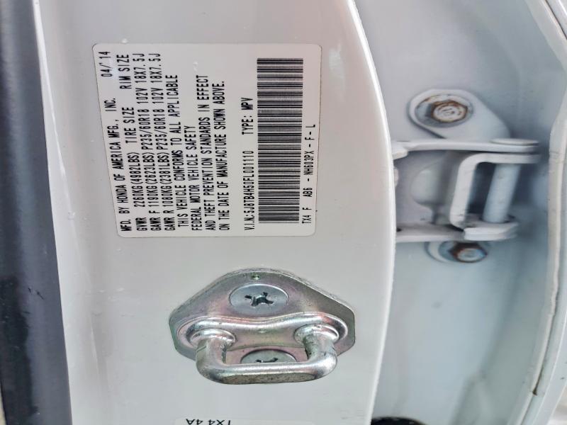 2015 Acura Rdx მანქანა იყიდება აუქციონზე, vin: 5J8TB4H50FL001110, აუქციონის ნომერი: 78143785