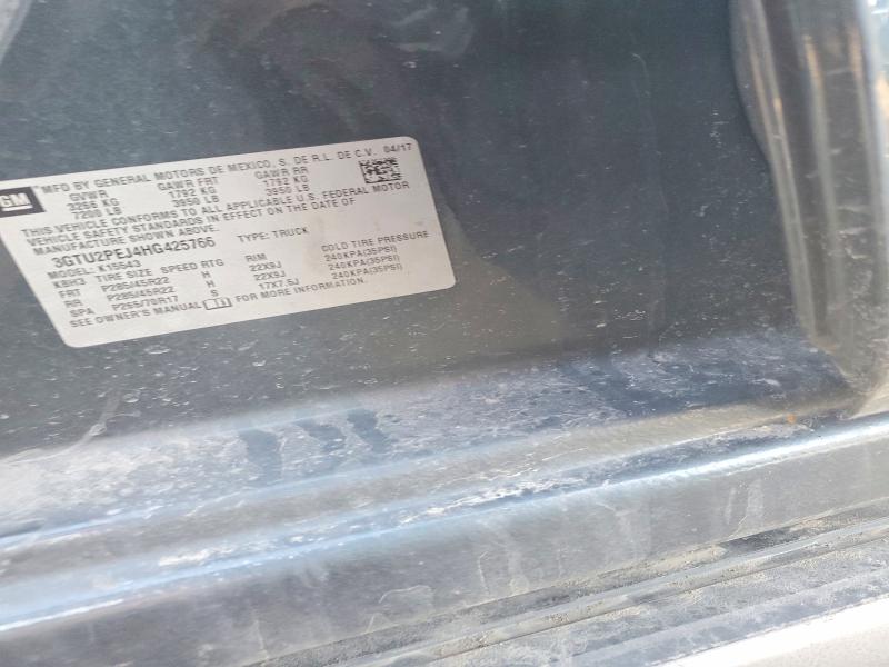 Продажа на аукционе авто 2017 Gmc Sierra, vin: 3GTU2PEJ4HG425766, номер лота: 77294145