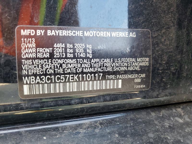 Aukcja sprzedaży 2014 Bmw 328, vin: WBA3C1C57EK110117, numer aukcji: 76752145