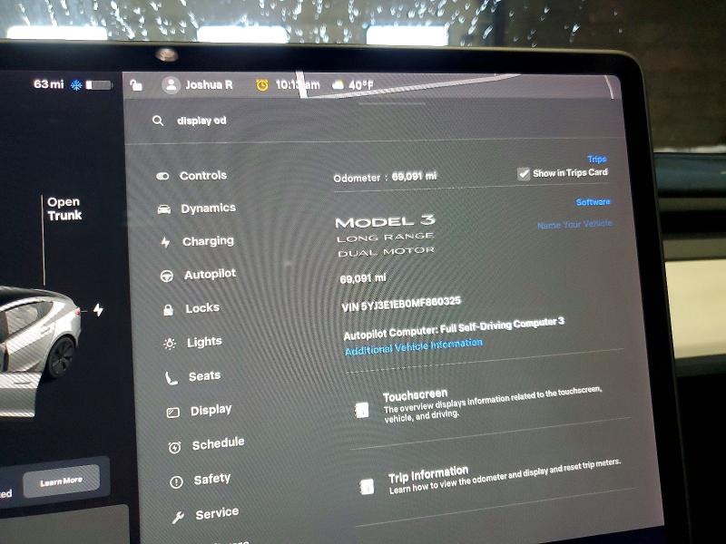 Продажа на аукционе авто 2021 Tesla Model 3, vin: 5YJ3E1EB0MF860325, номер лота: 75465205