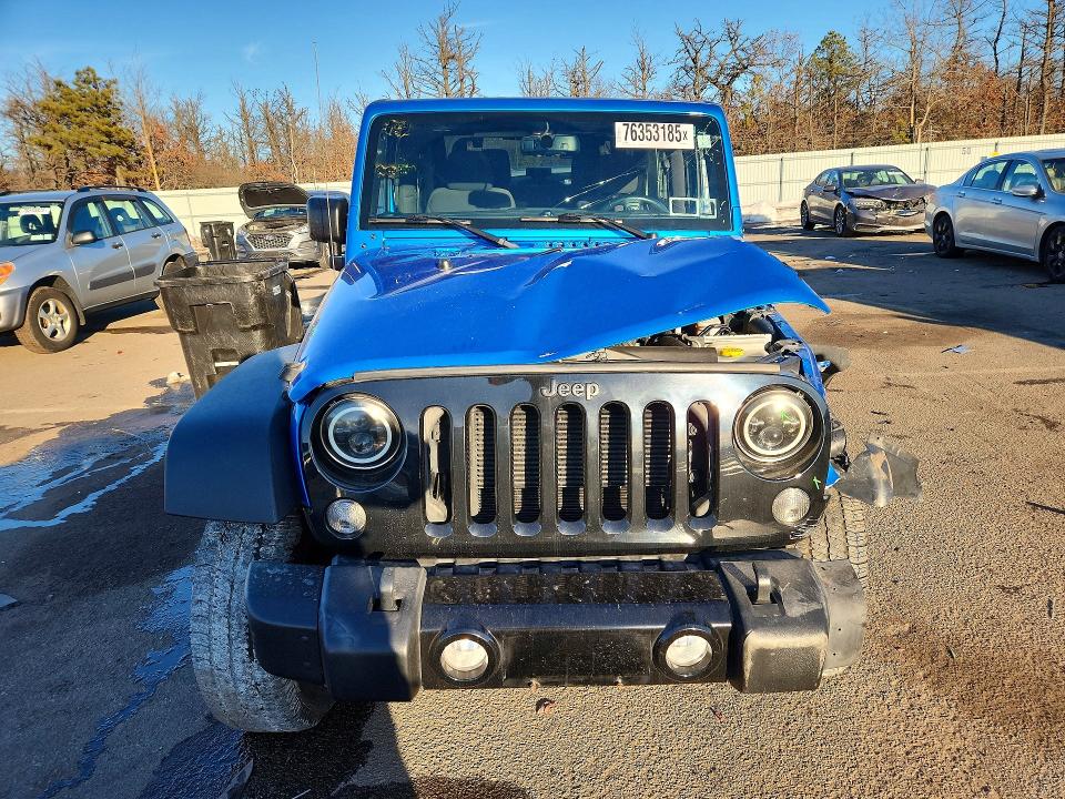 76353185 :رقم المزاد ، 1C4AJWAG2GL165802 vin ، 2016 Jeep Wrangler مزاد بيع