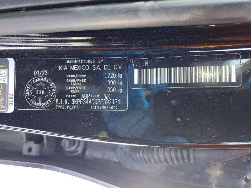Aukcja sprzedaży 2023 Kia Forte, vin: 3KPF34AD9PE592171, numer aukcji: 78639035