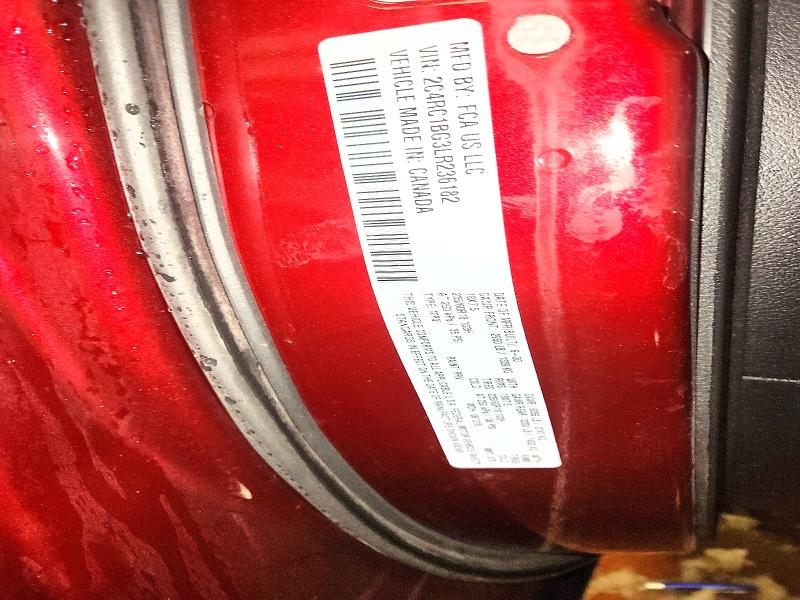 2020 Chrysler Pacifica მანქანა იყიდება აუქციონზე, vin: 2C4RC1BG3LR236182, აუქციონის ნომერი: 75808605