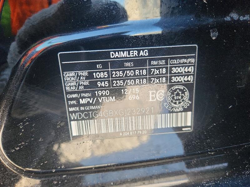 78066735 :رقم المزاد ، WDCTG4GBXGJ232921 vin ، 2016 Mercedes-benz Gla مزاد بيع