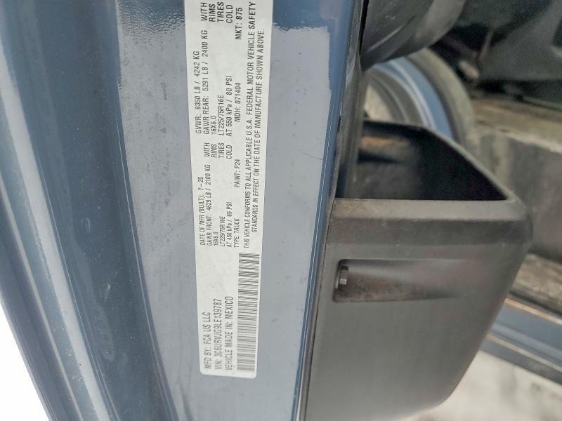 Продажа на аукционе авто 2020 Ram Promaster 3500, vin: 3C6URVJG9LE139787, номер лота: 46967296