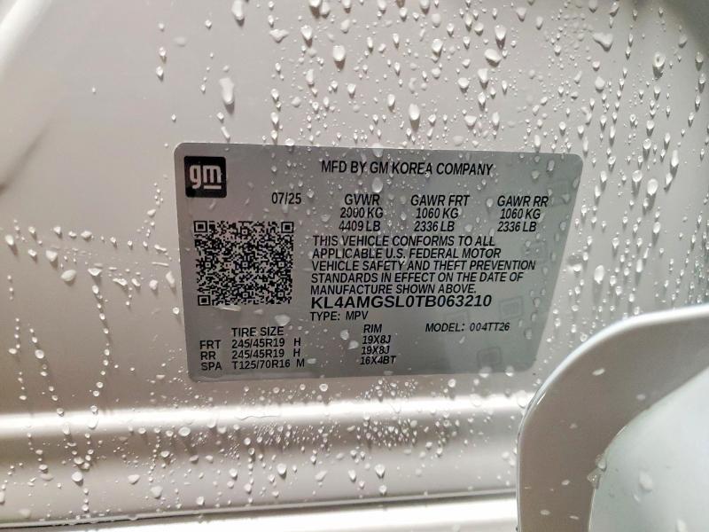 78454325 :رقم المزاد ، KL4AMGSL0TB063210 vin ، 2026 Buick Encore Gx مزاد بيع