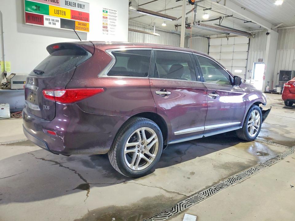 76468305 :رقم المزاد ، 5N1AL0MM9DC312570 vin ، 2013 Infiniti Jx35 مزاد بيع