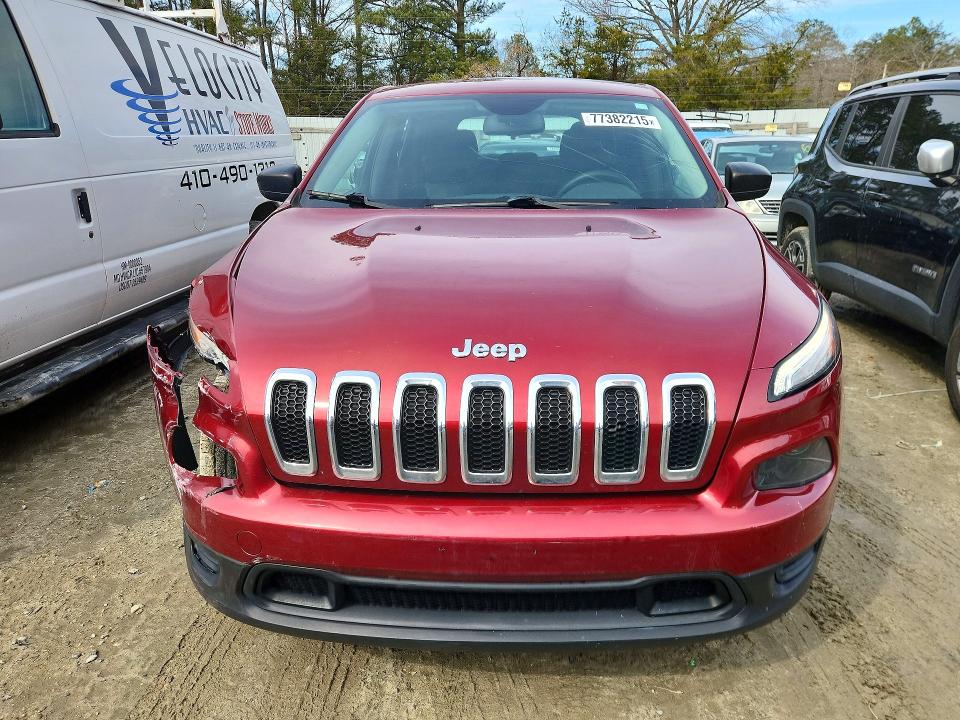 2014 Jeep Cherokee მანქანა იყიდება აუქციონზე, vin: 1C4PJLAB5EW123178, აუქციონის ნომერი: 77382215