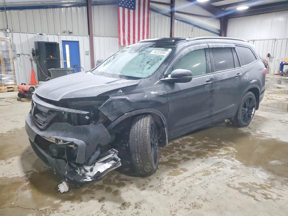 74322095 :رقم المزاد ، 5FNYF6H70MB055044 vin ، 2021 Honda Pilot Blac مزاد بيع