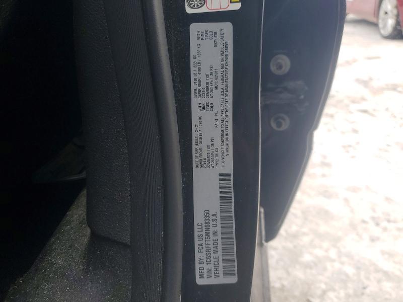 2021 Ram 1500 მანქანა იყიდება აუქციონზე, vin: 1C6SRFFT5MN683350, აუქციონის ნომერი: 75897995