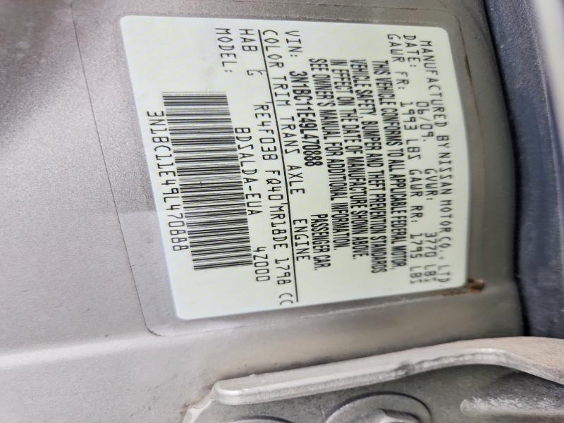 Aukcja sprzedaży 2009 Nissan Versa, vin: 3N1BC11E49L470888, numer aukcji: 77827915