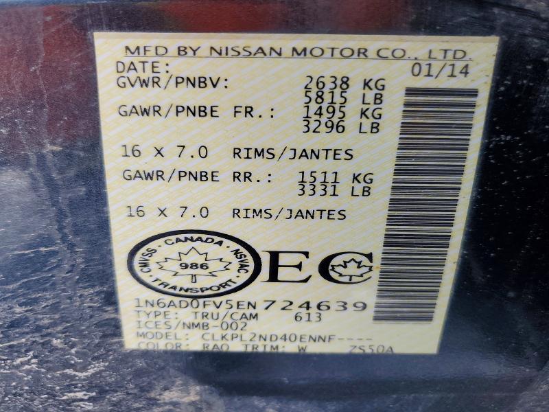 Продаж на аукціоні авто 2014 Nissan Frontier, vin: 1N6AD0FV5EN724639, номер лоту: 77384805